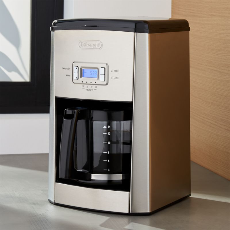 DeLonghi 14-cup Programmable Drip Coffee Maker Crate and Barrel
